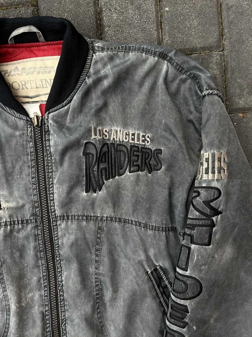 Vintage 90s Starter Raiders NFL Varsity Las Vegas Jacket 