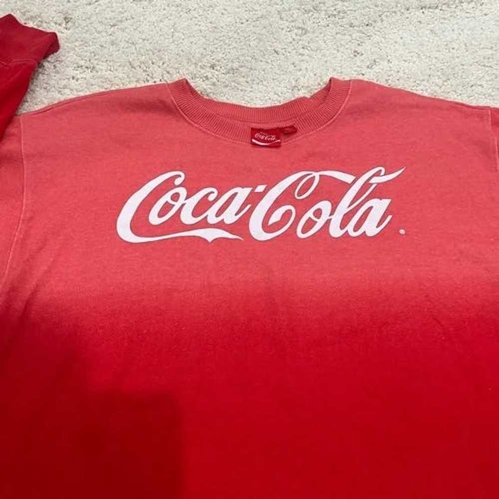 Coca Cola Coca Cola Ombré Red Cropped Sweatshirt in X… - Gem