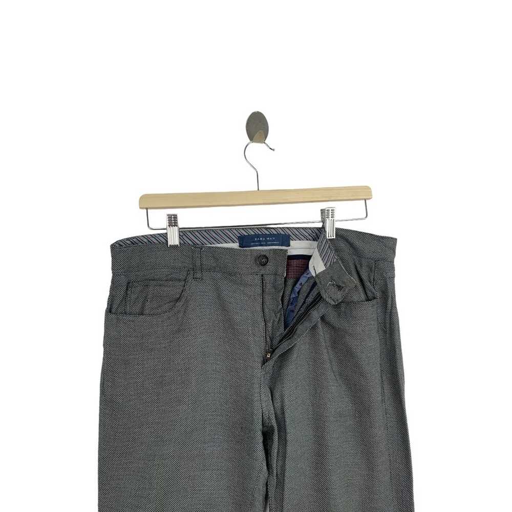 Zara ZARA MAN Designer Casual Slacks Trouser Khak… - image 4