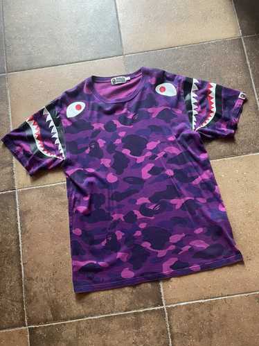 Bape Color Camo Shark Tee