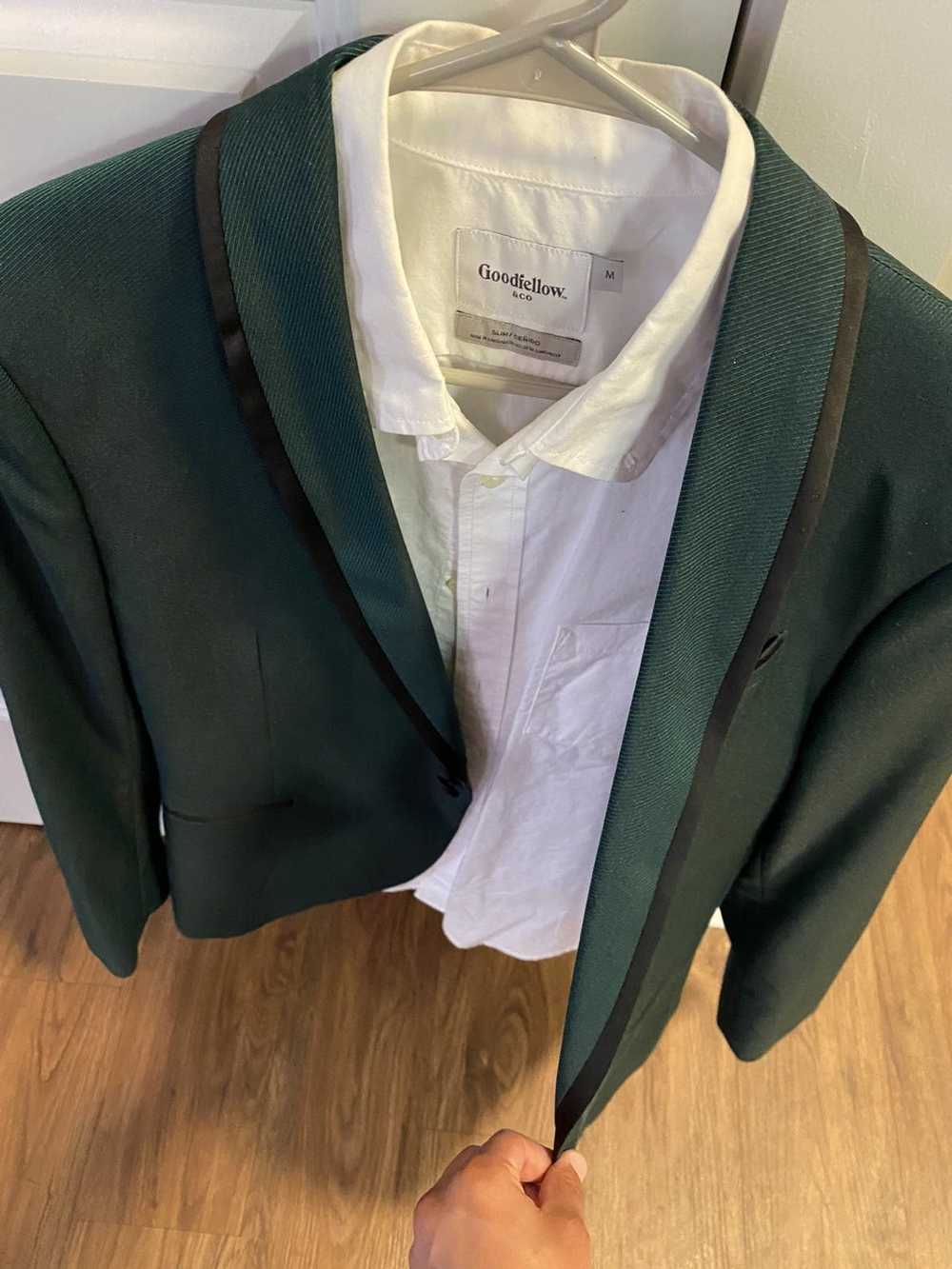 J. Ferrar × Luxury × Streetwear Emerald Suit Blaz… - image 11