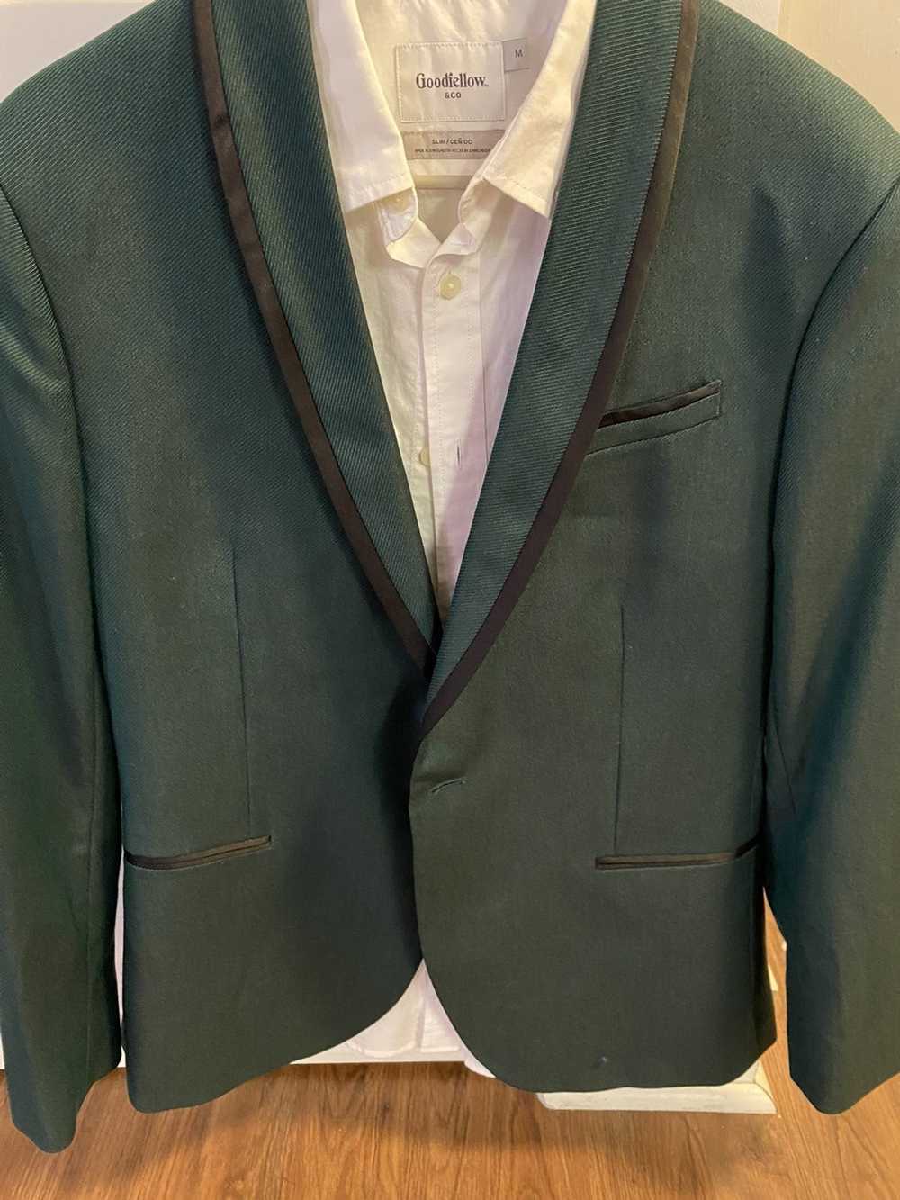 J. Ferrar × Luxury × Streetwear Emerald Suit Blaz… - image 12
