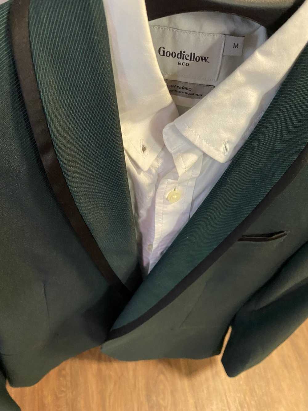J. Ferrar × Luxury × Streetwear Emerald Suit Blaz… - image 3