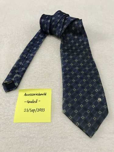 Alfred Dunhill × Designer Dunhill Silk Necktie bl… - image 1