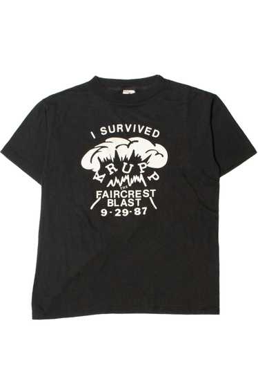 Vintage 1987 "I Survived The Faircrest Blast" T-Sh