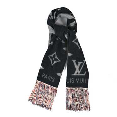 Louis Vuitton - Authenticated Reykjavik Scarf - Cashmere Grey Abstract for Women, Never Worn