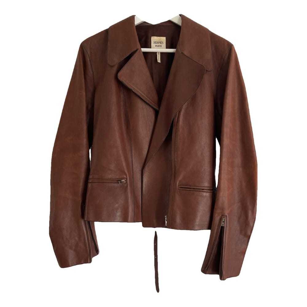 Hermès Leather jacket - image 1