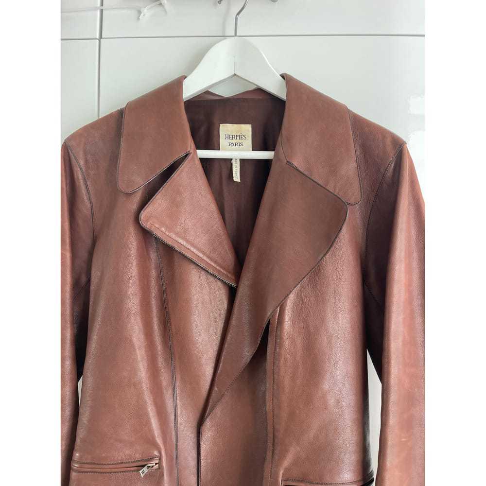 Hermès Leather jacket - image 2