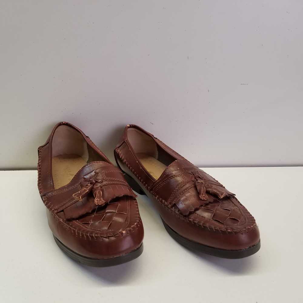 Deer Stags Leather Upper Loafers US 13 Brown - image 3