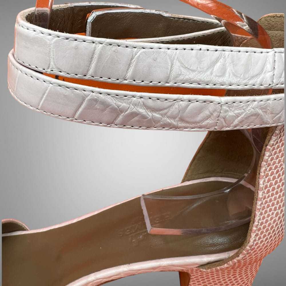 Hermès Crocodile sandal - image 2