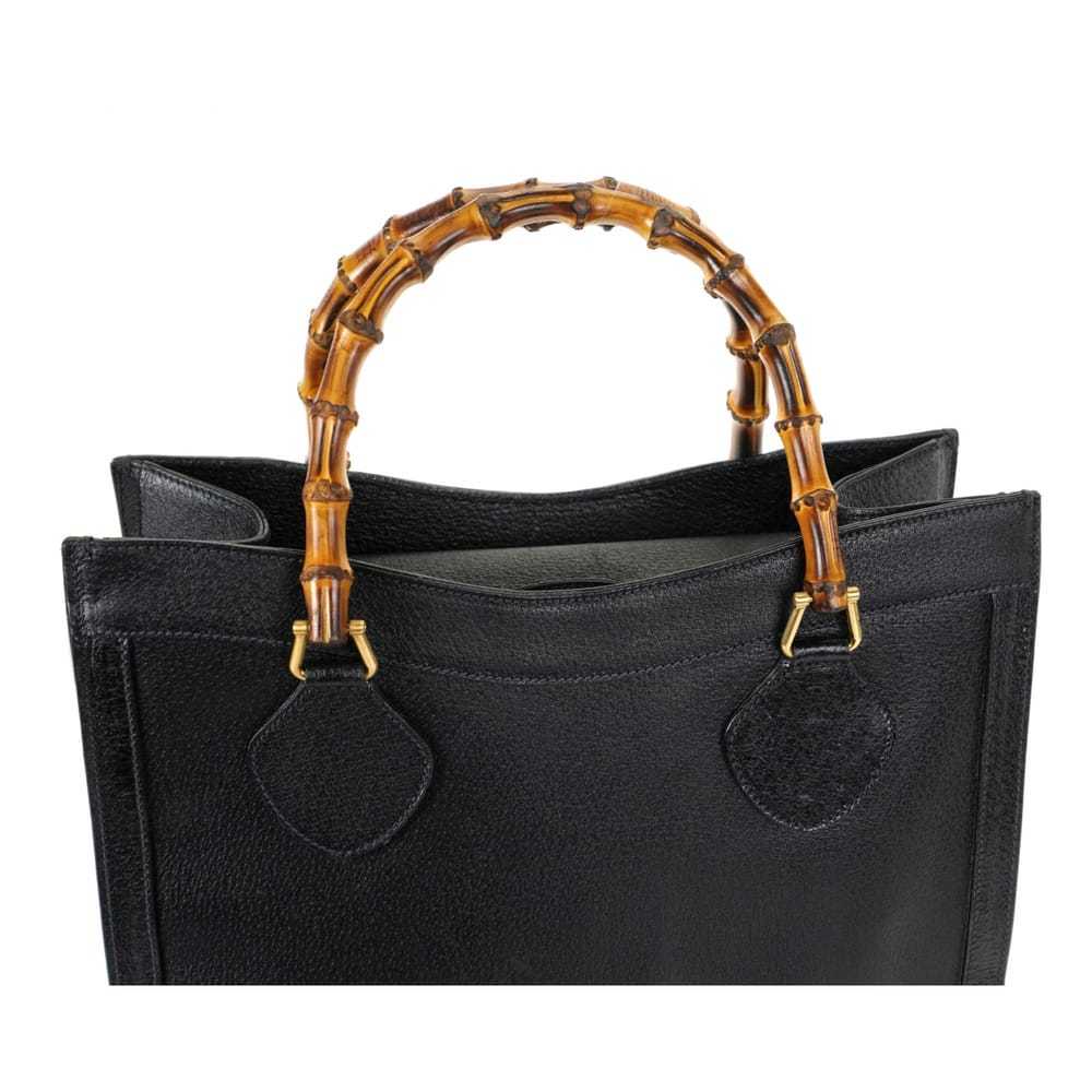 Gucci Diana Bamboo leather tote - image 10