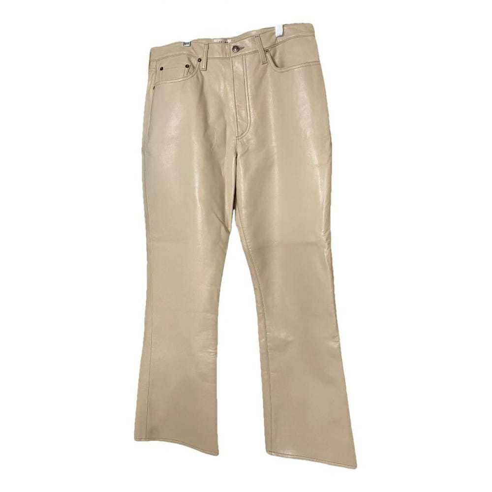 Agolde Leather straight pants - image 1