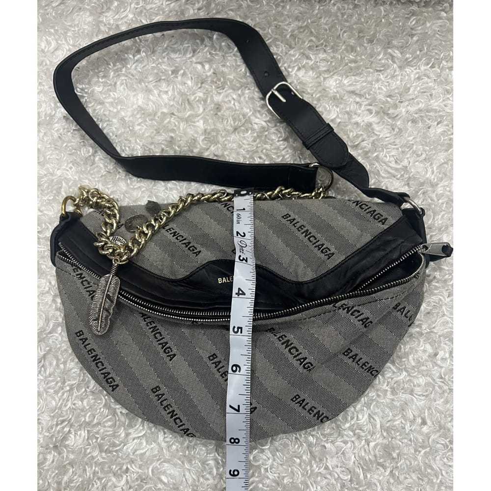 Wheel crossbody bag Balenciaga Black in Cotton - 34635289