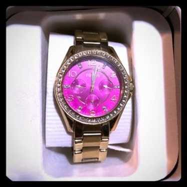 Fossil pink watch - Gem