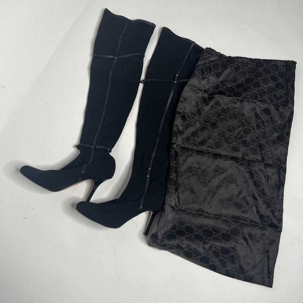 Gucci Cloth boots - image 5