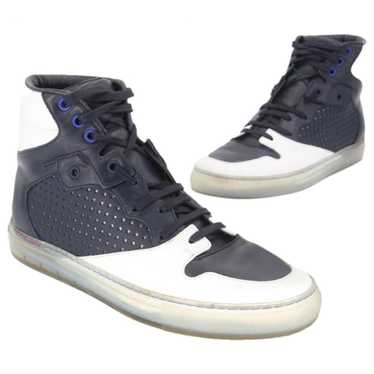 Balenciaga Paris patent leather high trainers