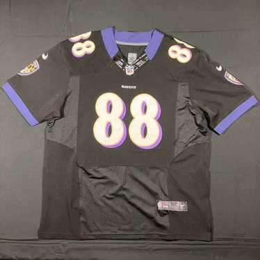 RAVENS Glitter Football Jersey for Women - Black, Purple & White-4960