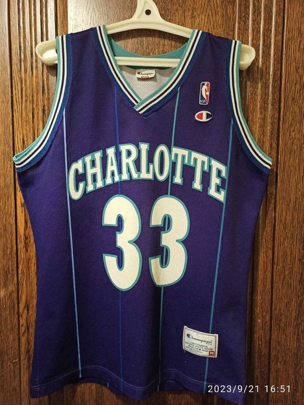 Champion Rare Champions Charlotte Hornets 33 Morning … - Gem