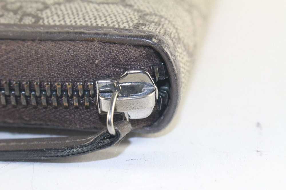 Gucci GUCCI Rare Supreme Canvas Zippy with Web St… - image 3