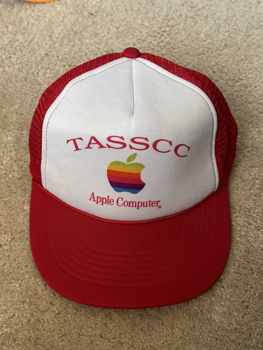 Vintage Vintage 80s Apple Computer TASSCC Trucker… - image 1