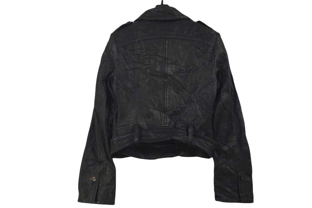 Ellesse × Leather Jacket Vintage Leather Jacket - image 3