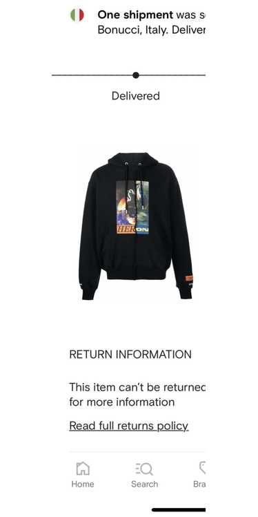 Heron Preston Heron Preston Logo-print hoodie