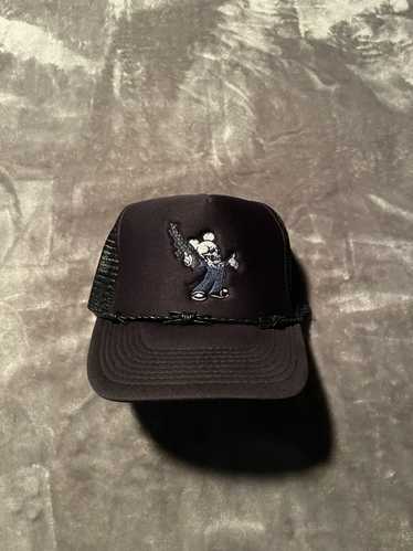 Mickey with Mane Straw Trucker Hat in Black
