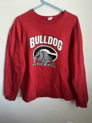 Vintage Vintage Georgia Bulldogs baseball sweatsh… - image 1