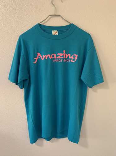 Jerzees × Racing × Vintage 90’s single stitch amaz