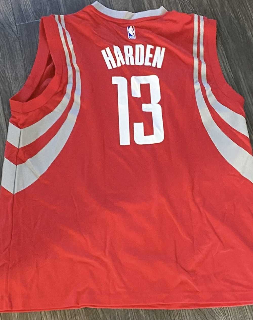 James Harden Red Houston Rockets Adidas Jersey (Size L)