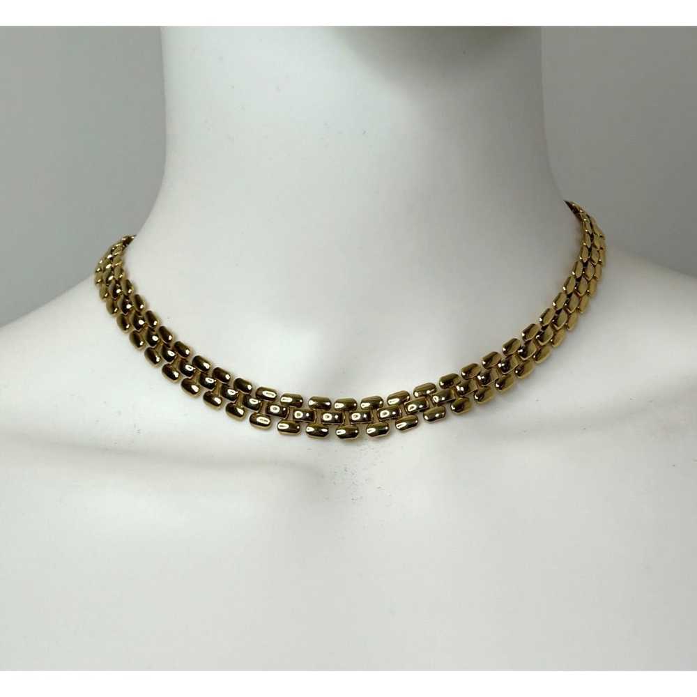 Other Gold Tone Vintage Shiny Women’s Necklace 16… - image 1