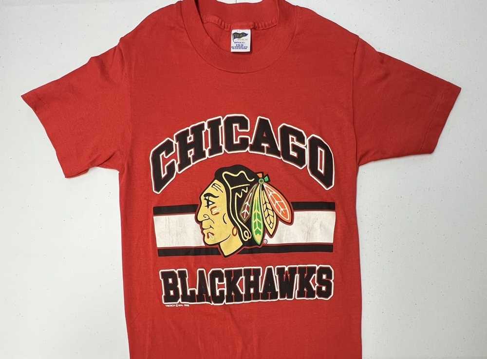 NHL × Streetwear × Vintage VTG 1988 Chicago Black… - image 6