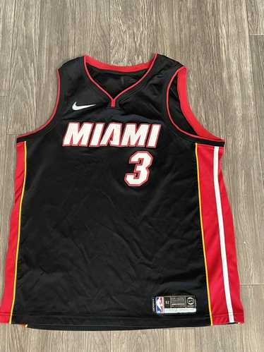 Nike Dwayne Wade Miami Heat Nba Nike City Edition Jersey Size 50 - Length +2