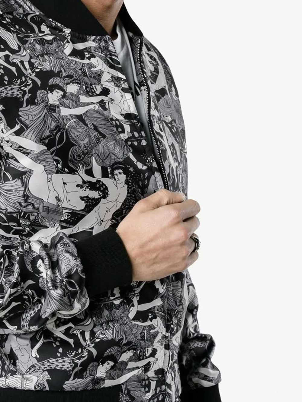 Saint Laurent Paris Antique Greek Print Bomber Ja… - image 2