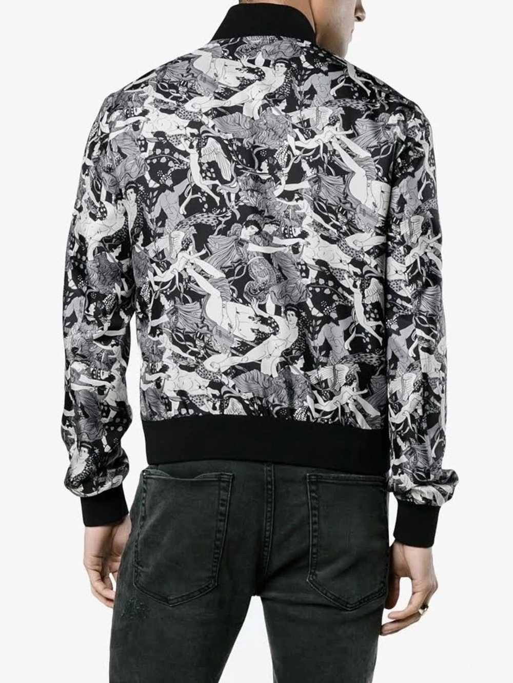 Saint Laurent Paris Antique Greek Print Bomber Ja… - image 4