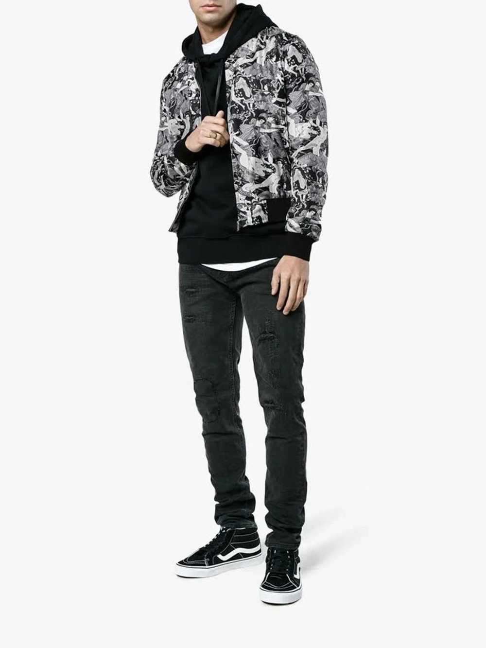 Saint Laurent Paris Antique Greek Print Bomber Ja… - image 5