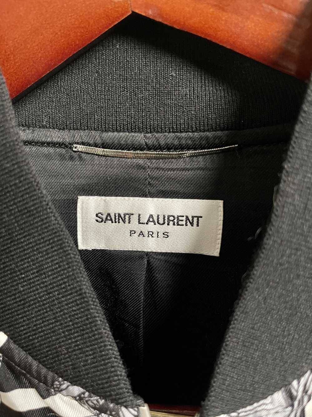 Saint Laurent Paris Antique Greek Print Bomber Ja… - image 7