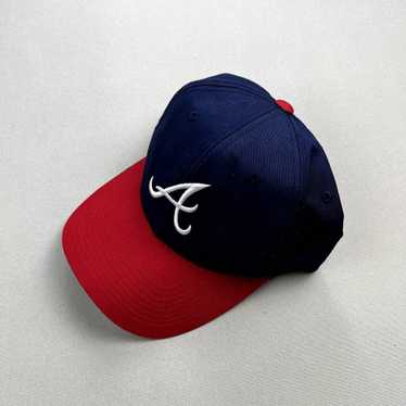 Vintage Atlanta Braves Hat MBL Red White Snapback Baseball Outdoor Cap