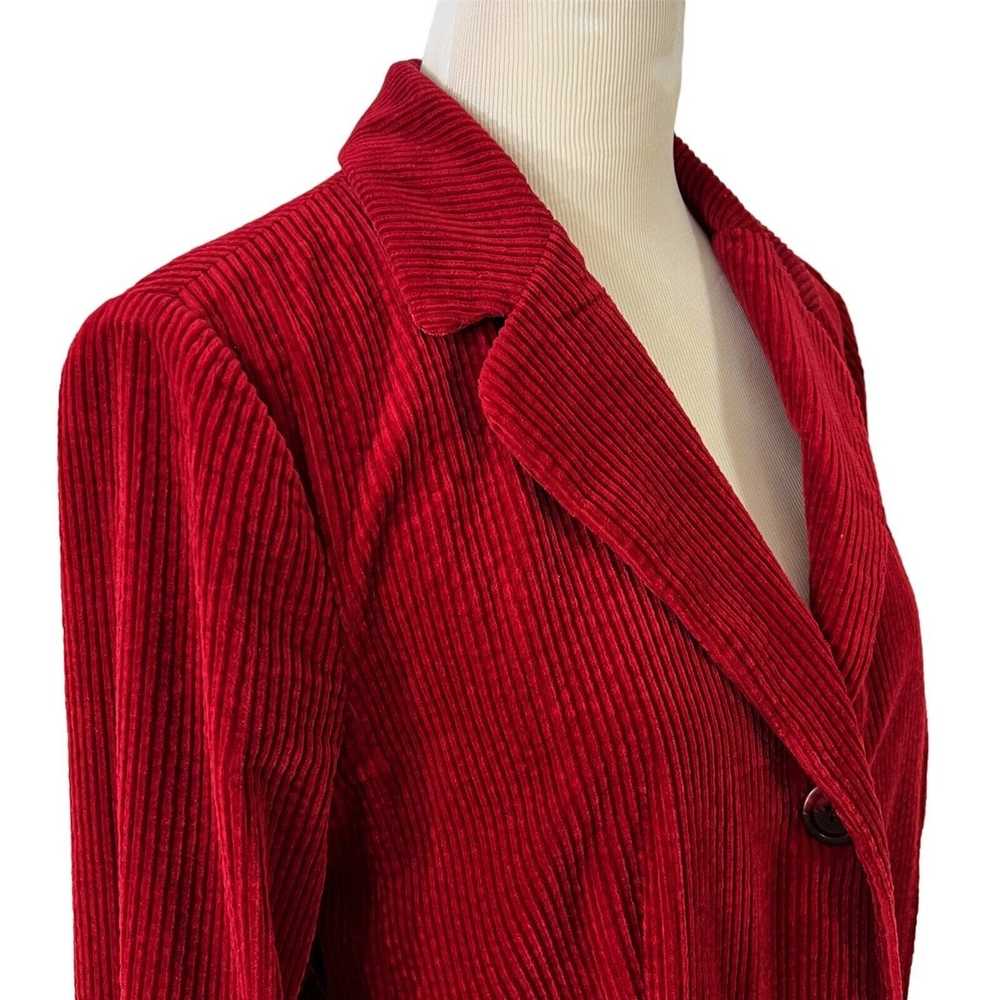 Other J Jill Corduroy Oversized Jacket Blazer Dar… - image 2
