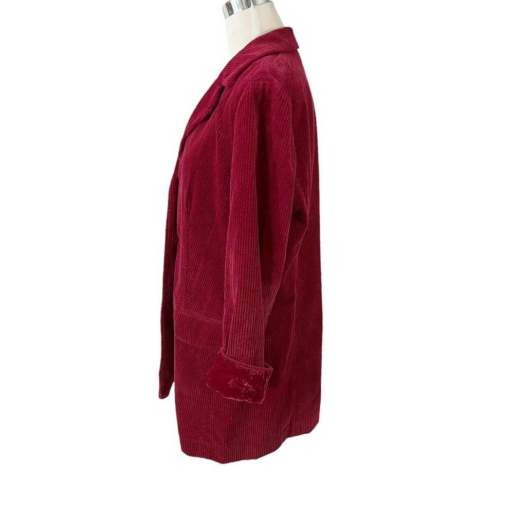 Other J Jill Corduroy Oversized Jacket Blazer Dar… - image 5