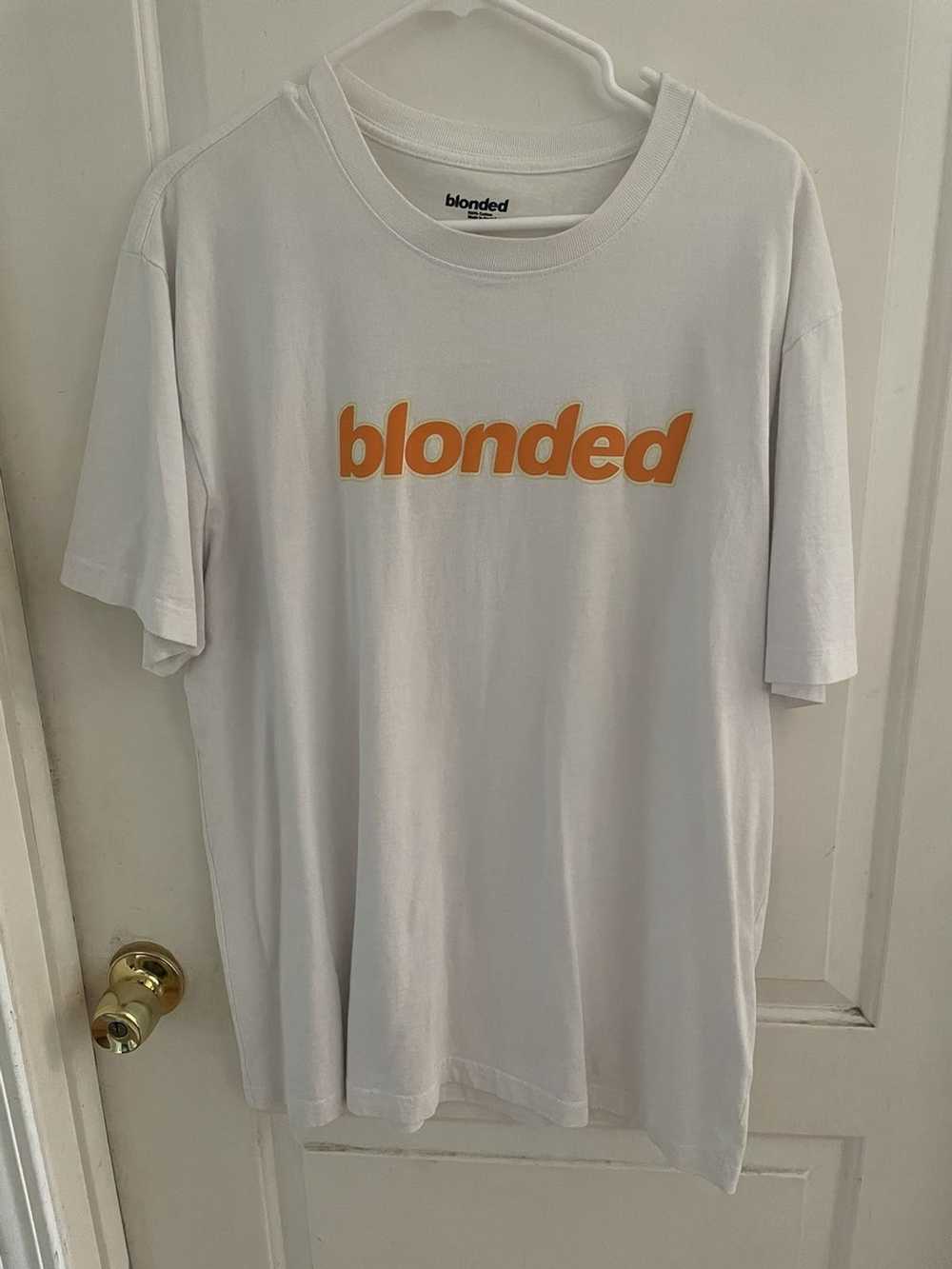 Frank Ocean White Blonded Orange T-Shirt - image 1