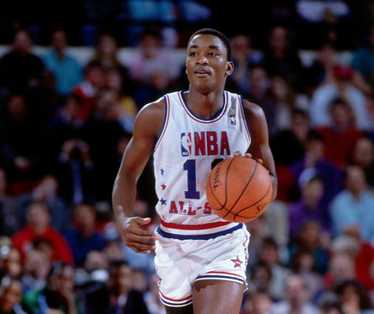 NBA Isiah Thomas #11 Detroit Pistons Adidas Jersey Size 44