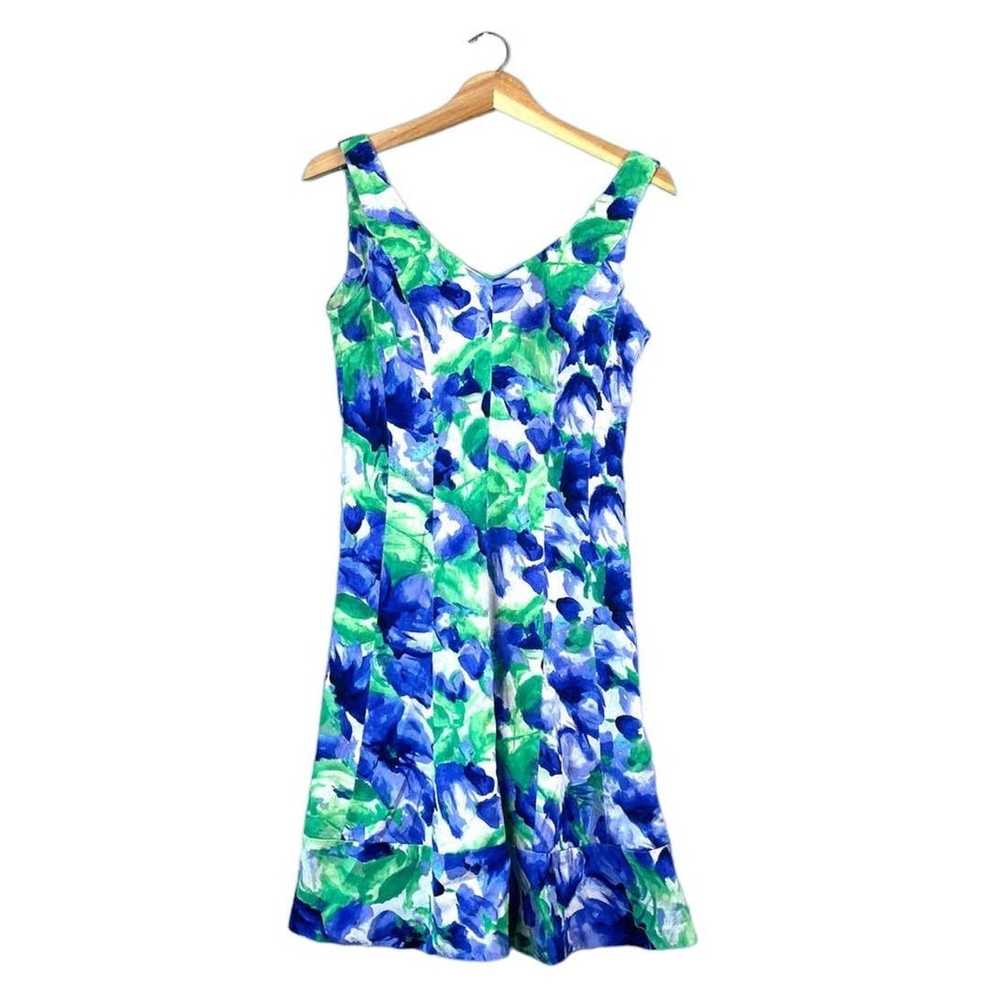 Lauren Ralph Lauren Blue and Green Floral Lauren … - image 1