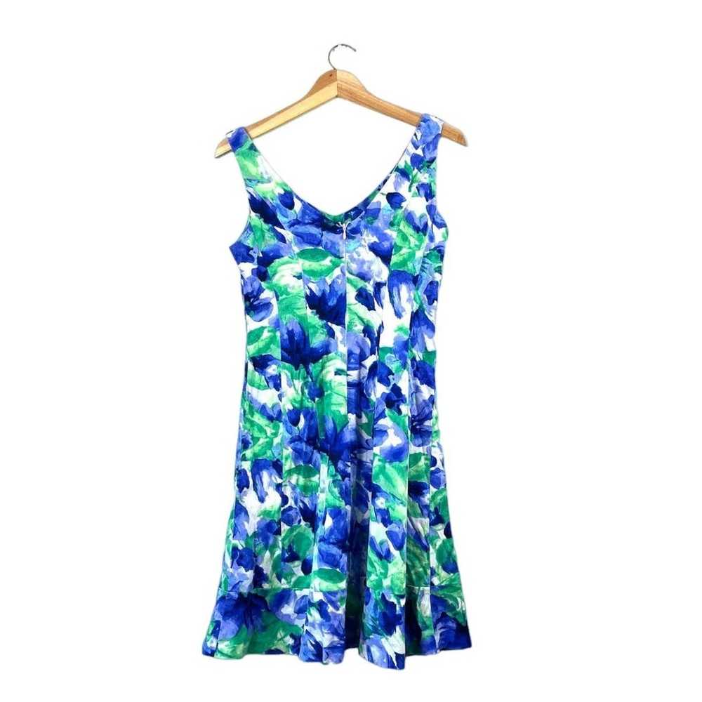 Lauren Ralph Lauren Blue and Green Floral Lauren … - image 2