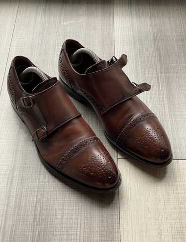 Antonio Maurizi Brown Double Monk Strap Cap Toe