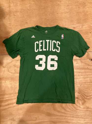 Official New Era NBA Cut And Sew Boston Celtics Oversized T-Shirt C2_352