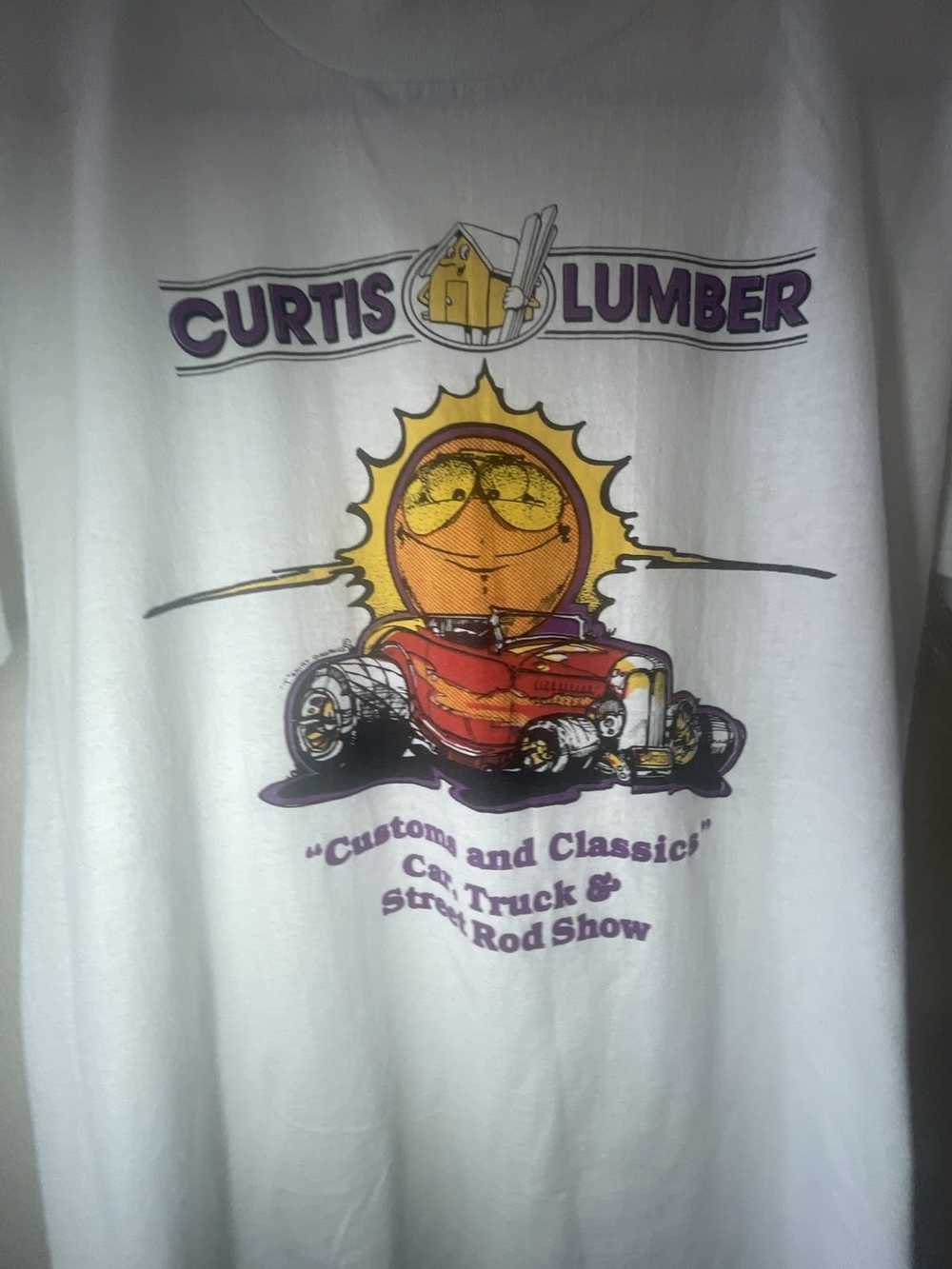 Vintage Vintage Tee “Curtis Lumber” “Customs & Cl… - image 3