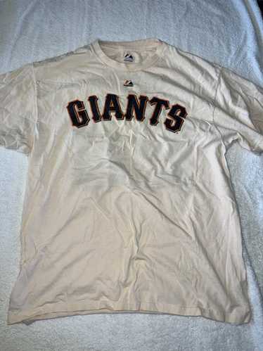 San Francisco Giants MLB Majestic Classic Orange T-Shirt Buster