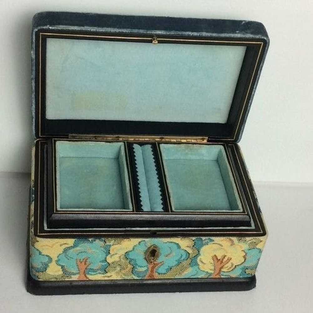 Vintage VINTAGE MUSICAL JEWELRY BOX Winds Up-Play… - image 4