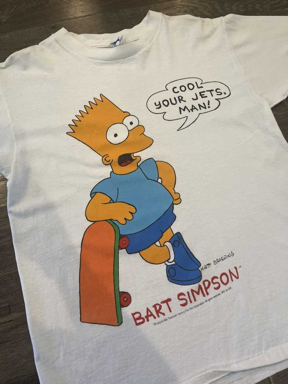The Simpsons × Vintage 1990 The Simpsons Bart Coo… - image 2